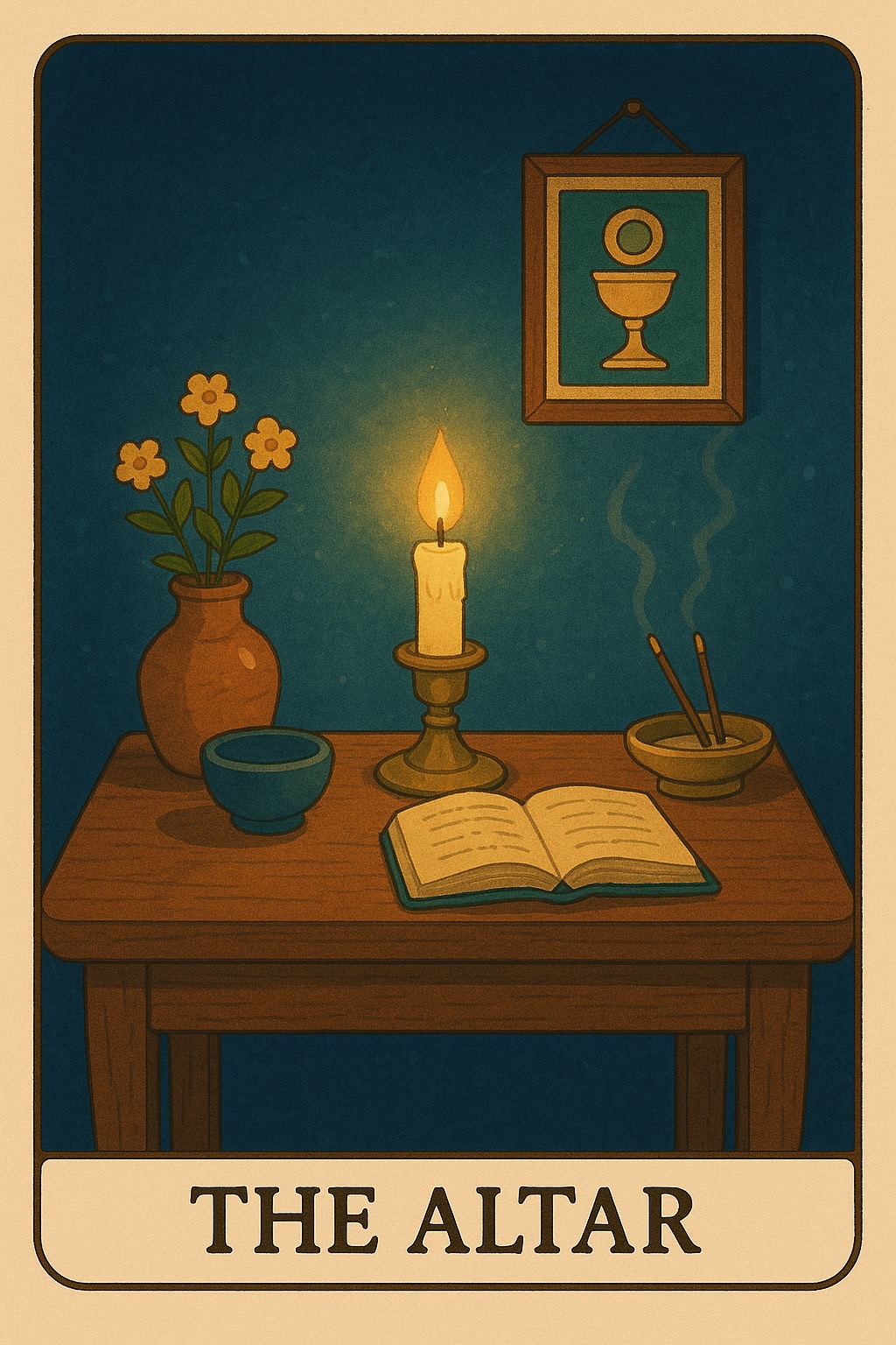 The Altar Oracle Card - Devotion and ritual