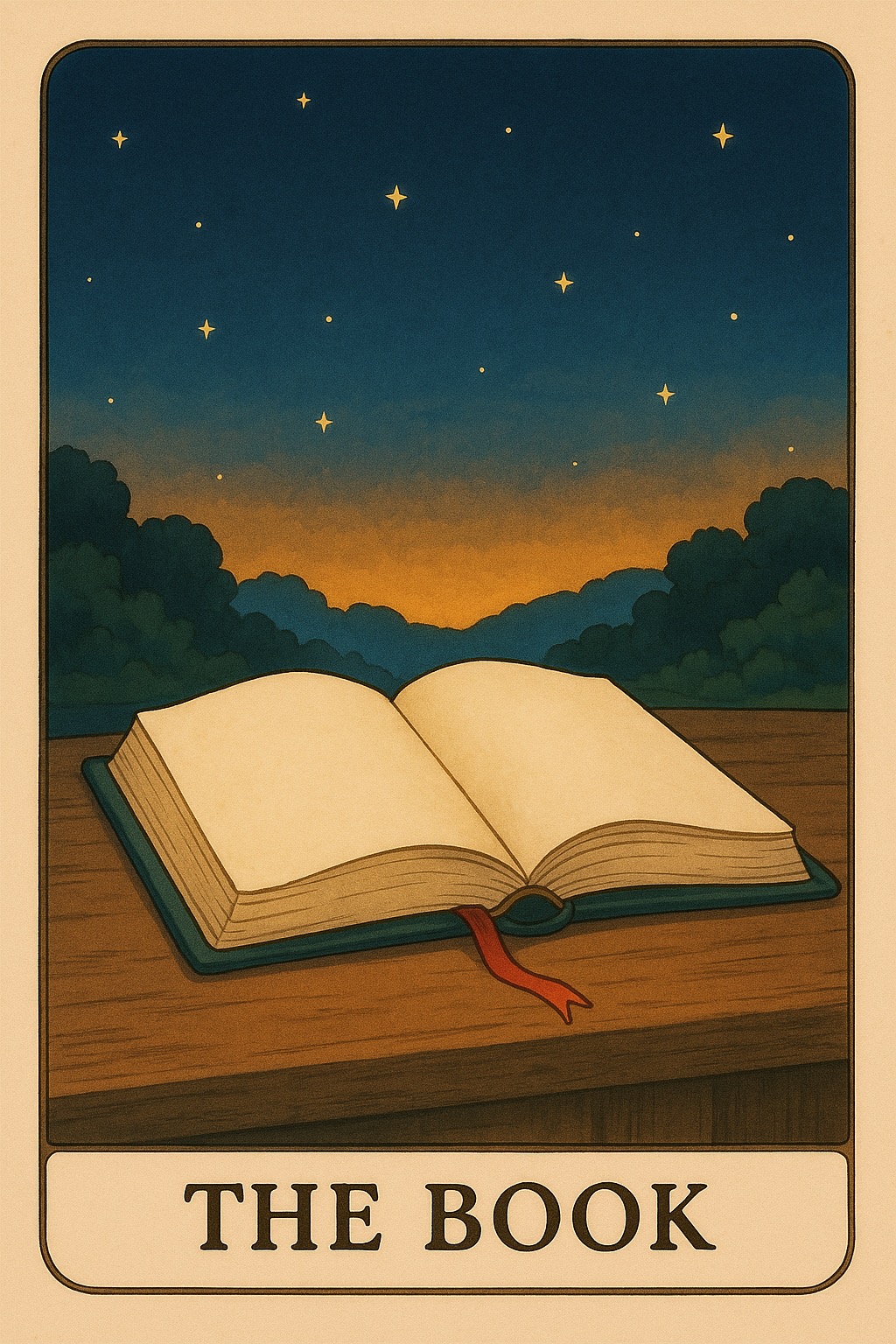 The Book Oracle Card - Knowledge or secrets