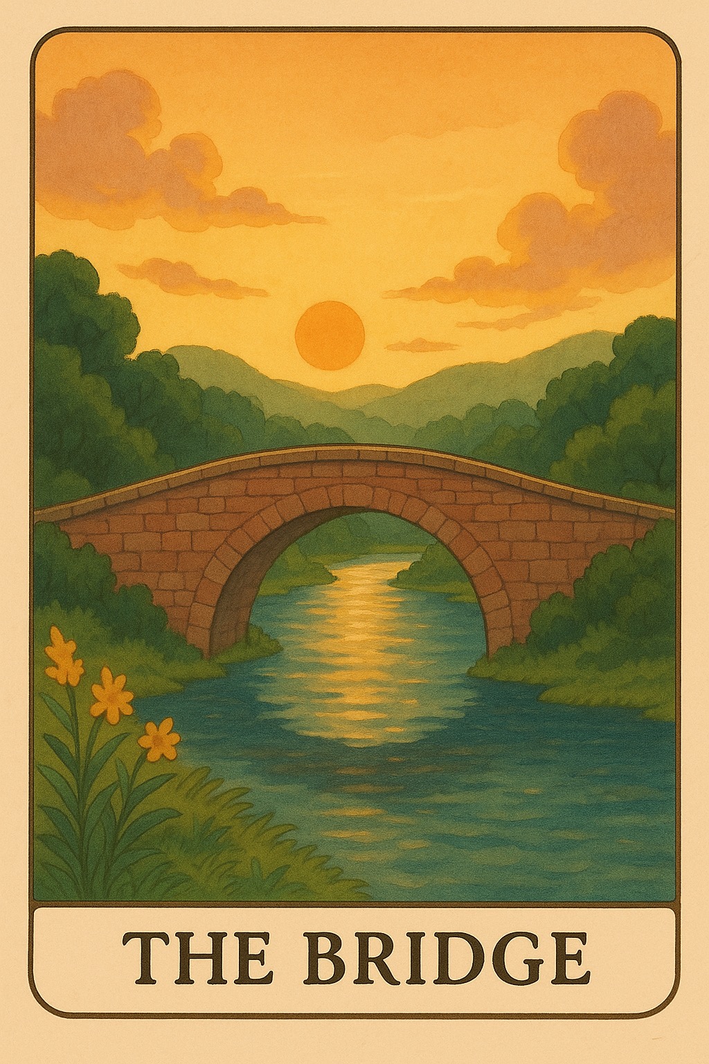 The Bridge Oracle Card - Reconnection or transition