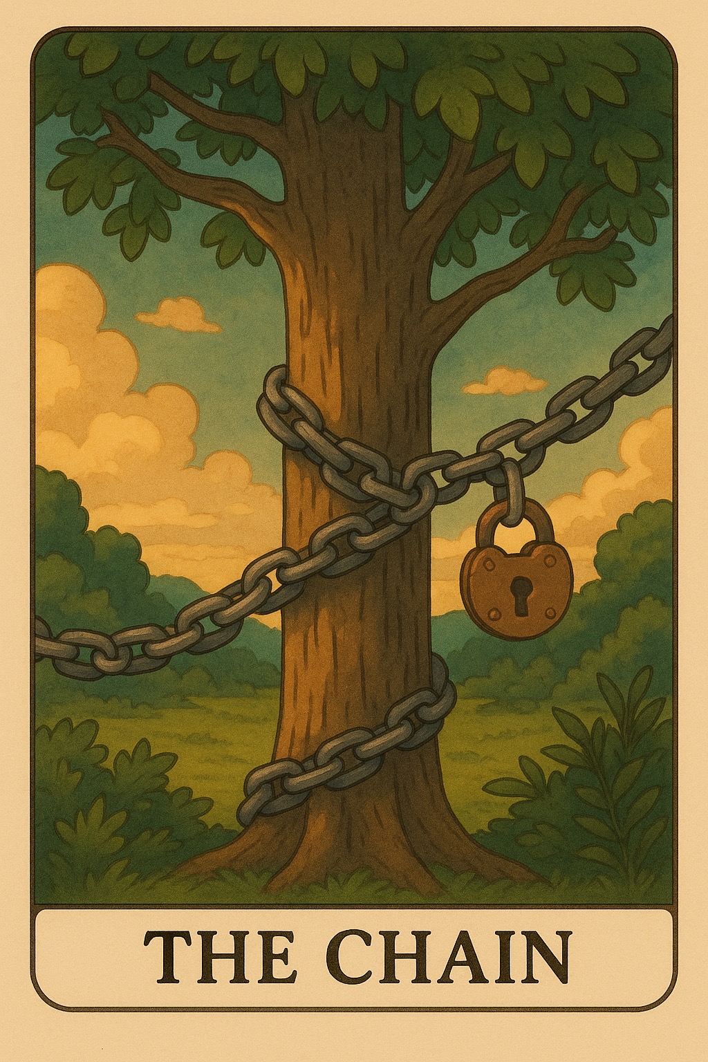 The Chain Oracle Card - Obligations or entrapments
