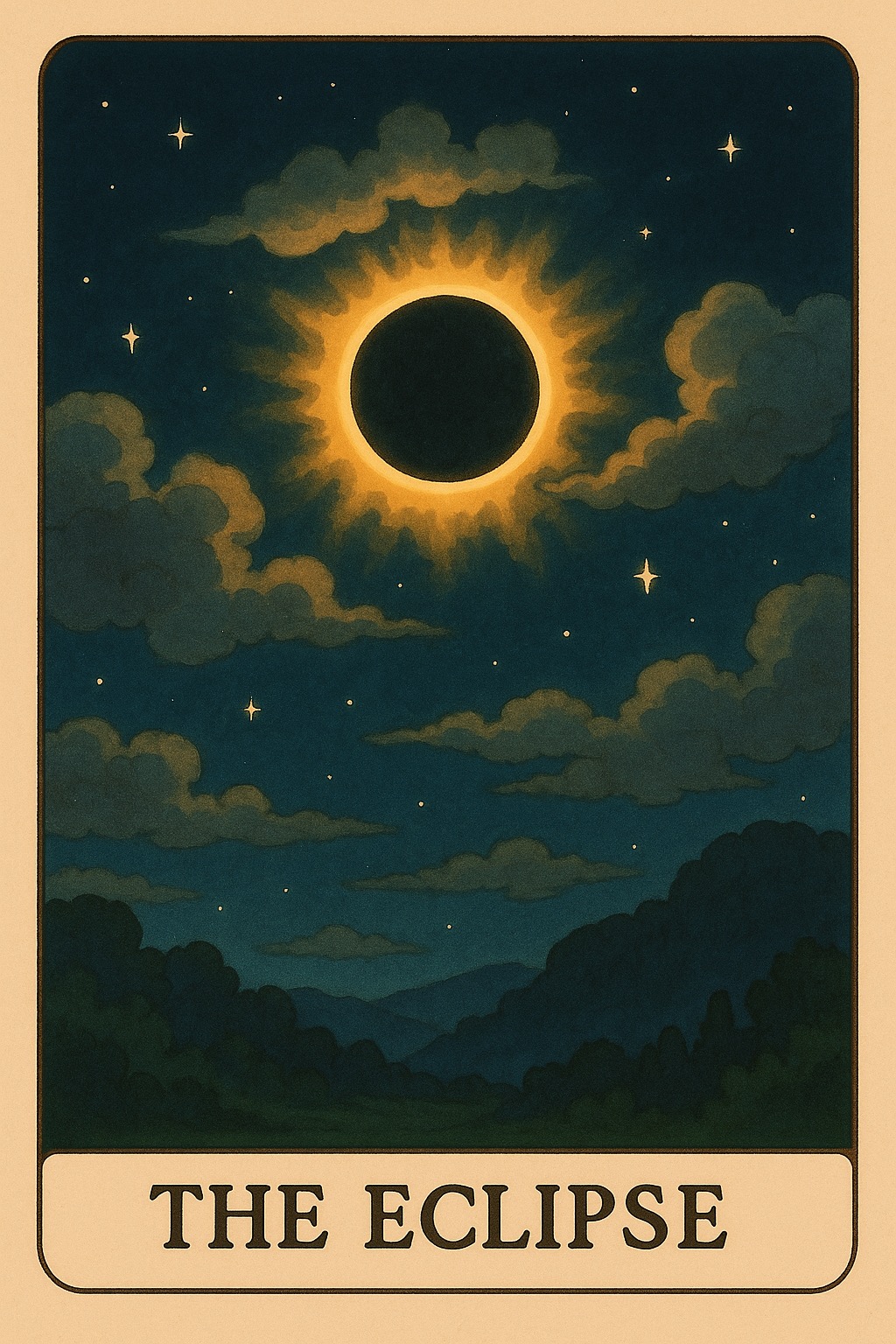 The Eclipse Oracle Card - Hidden truths