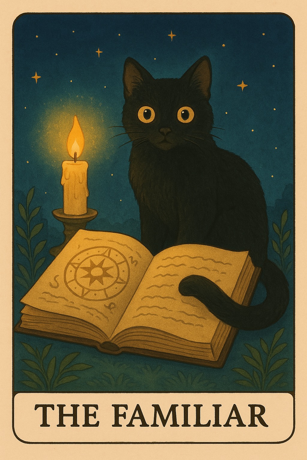 The Familiar Oracle Card - Unseen helper