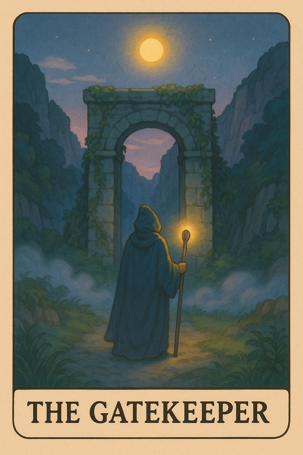 The Gatekeeper Oracle Card - Challenge to entry
