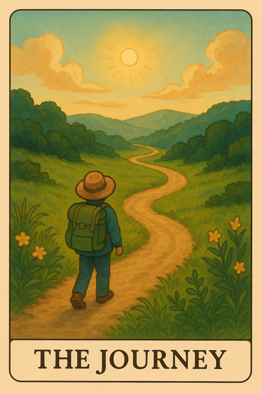 The Journey Oracle Card - Long-term path