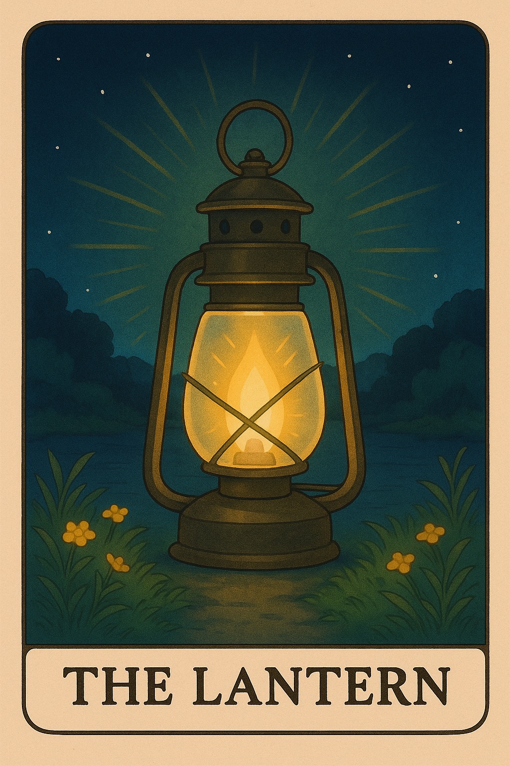 The Lantern Oracle Card - Illumination and wisdom