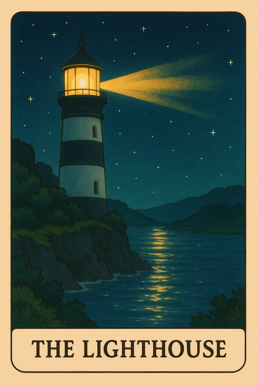 The Lighthouse Oracle Card - Inner guidance