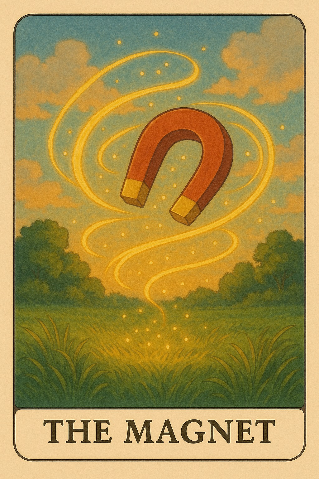 The Magnet Oracle Card - Attraction and energy