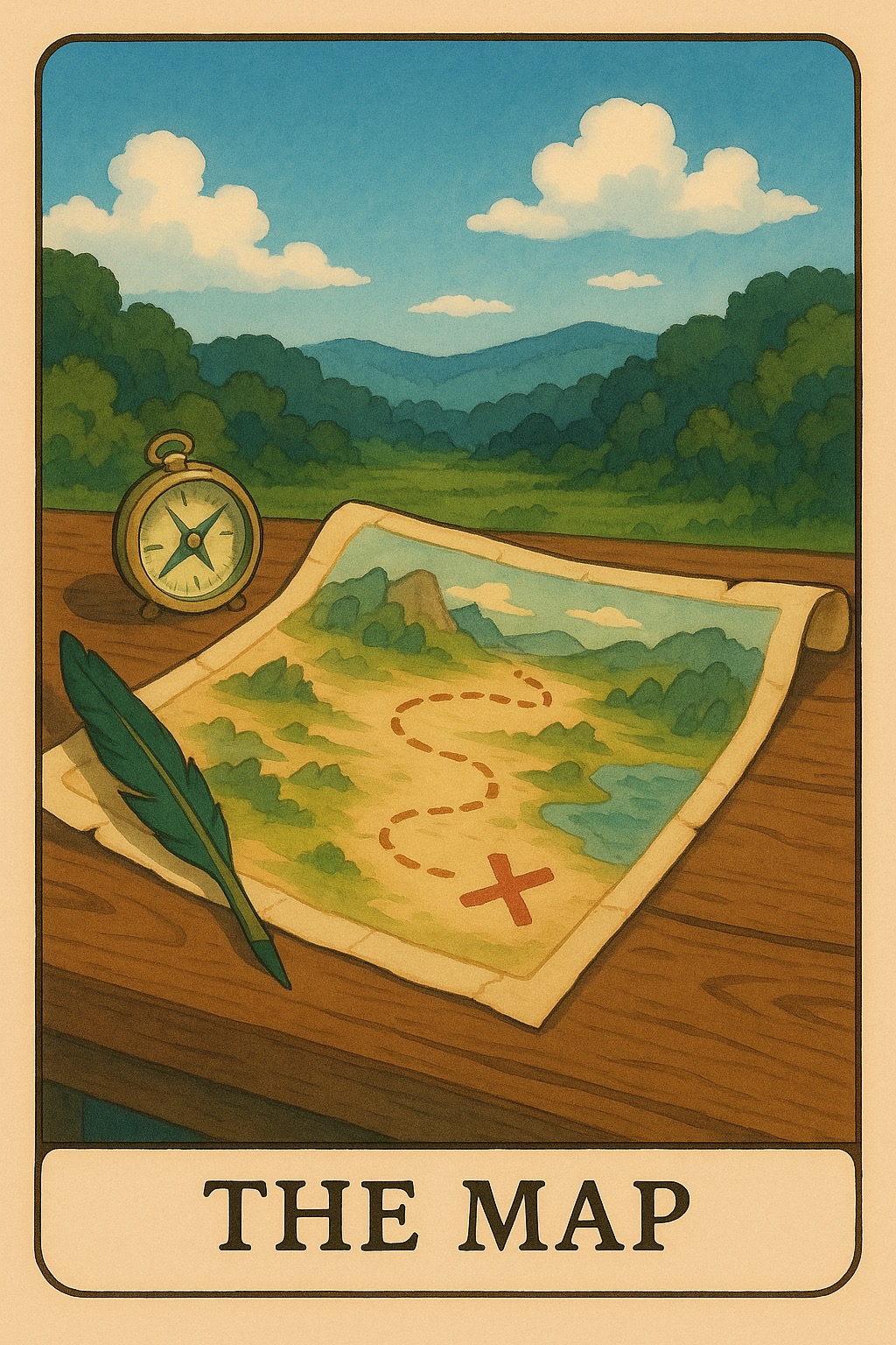 The Map Oracle Card - Planning, foresight