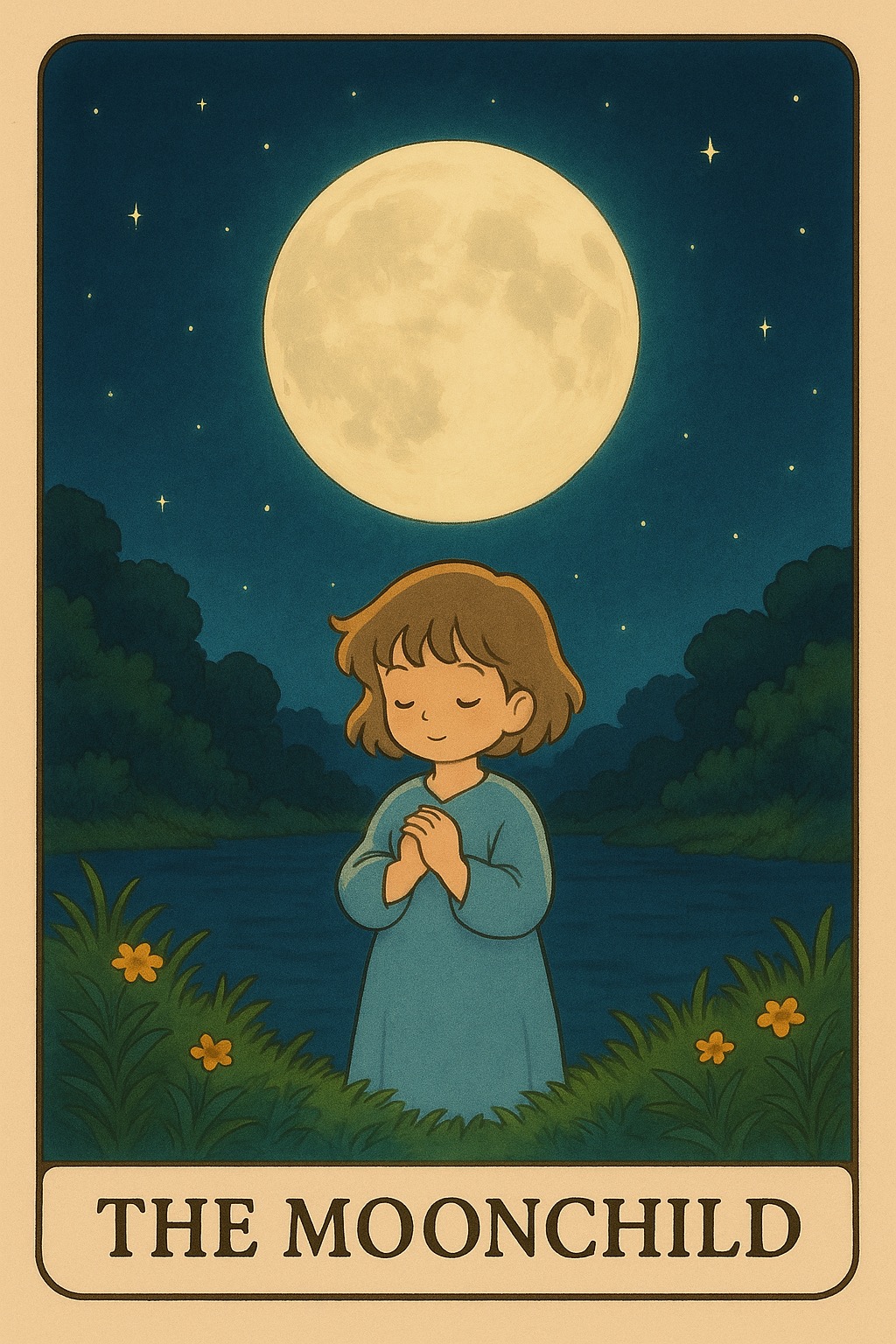The Moonchild Oracle Card - Intuition and softness