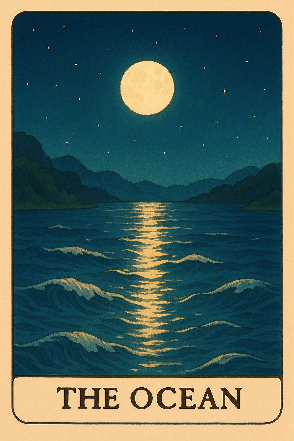 The Ocean Oracle Card - Depth of feeling