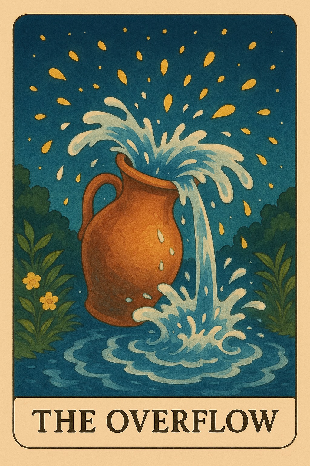 The Overflow Oracle Card - Too much, lack of control