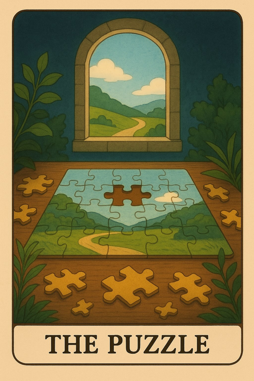 The Puzzle Oracle Card - Something missing