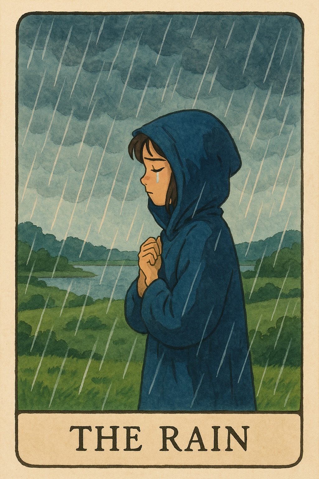 The Rain Oracle Card - Cleansing sorrow