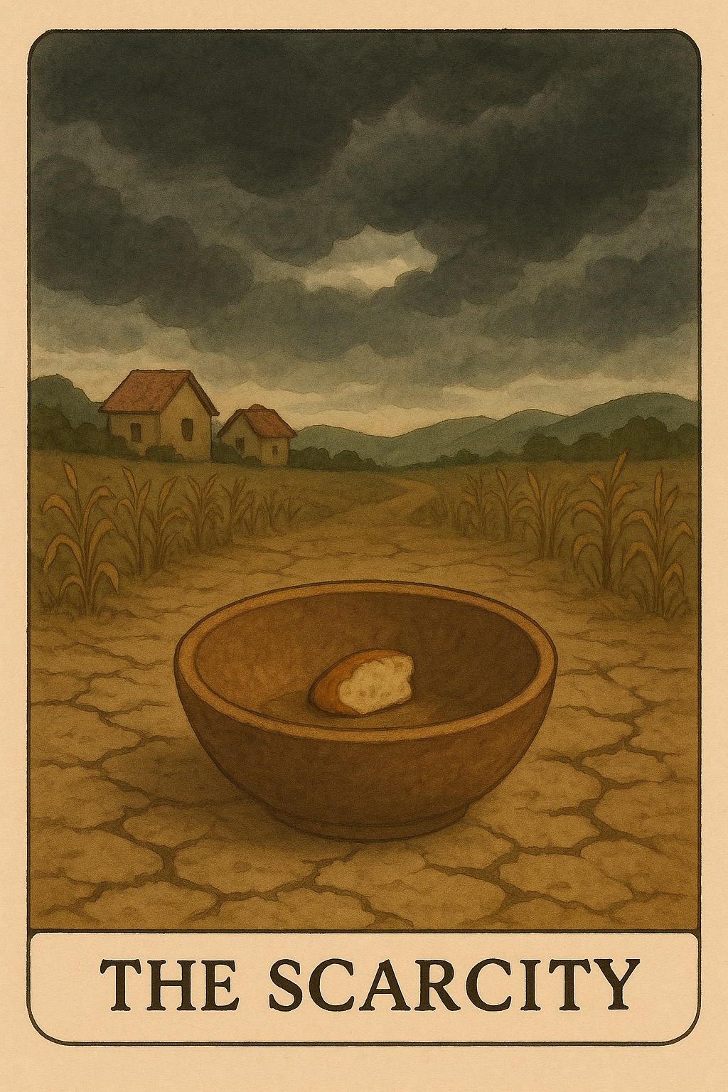 The Scarcity Oracle Card - Fear of not enough