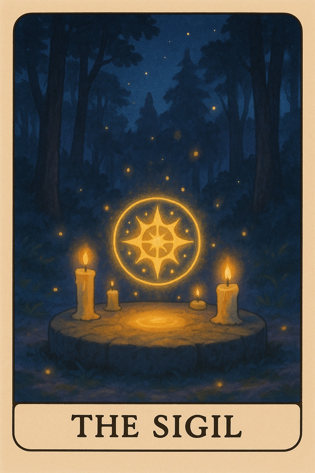 The Sigil Oracle Card - Manifestation tool