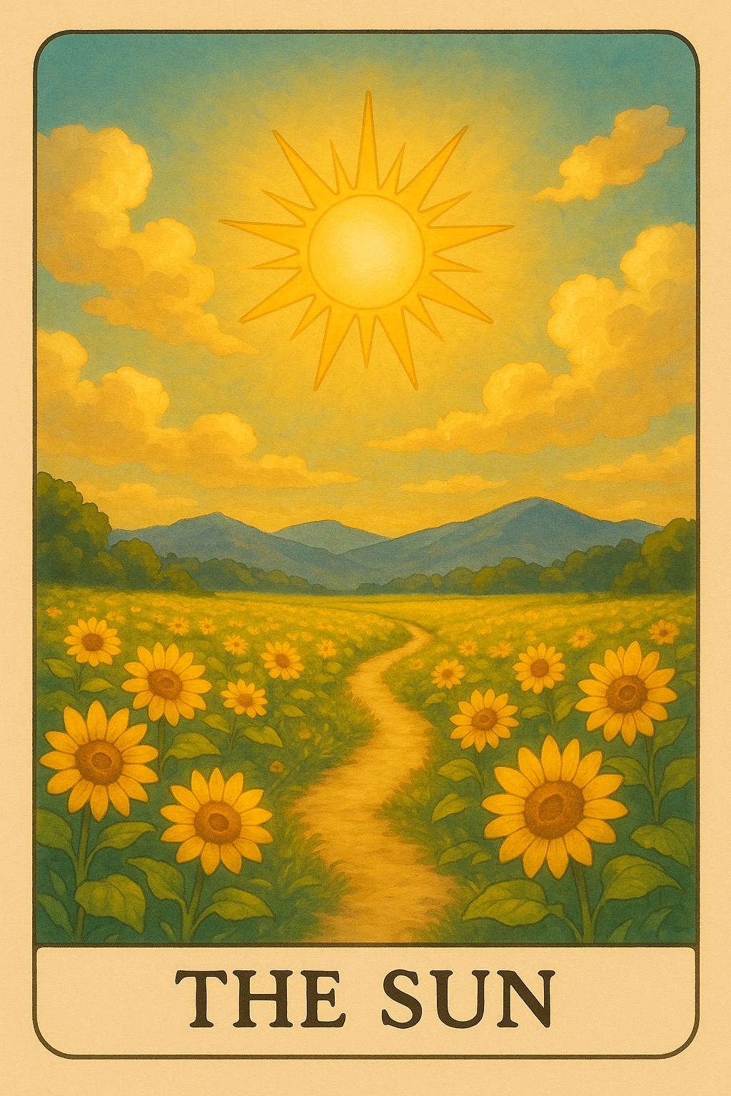 The Sun Oracle Card - Radiance and truth