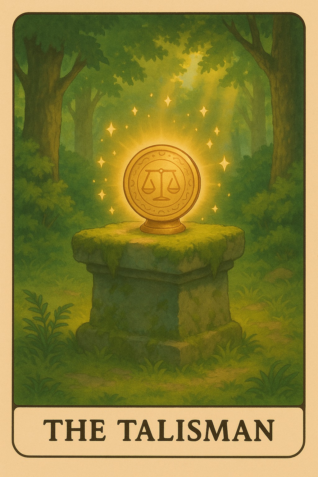 The Talisman Oracle Card - Protection and strength