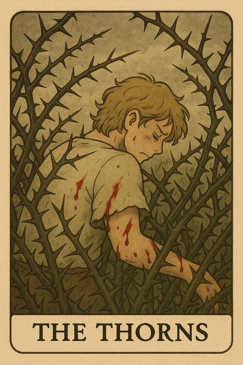 The Thorns Oracle Card - Painful growth