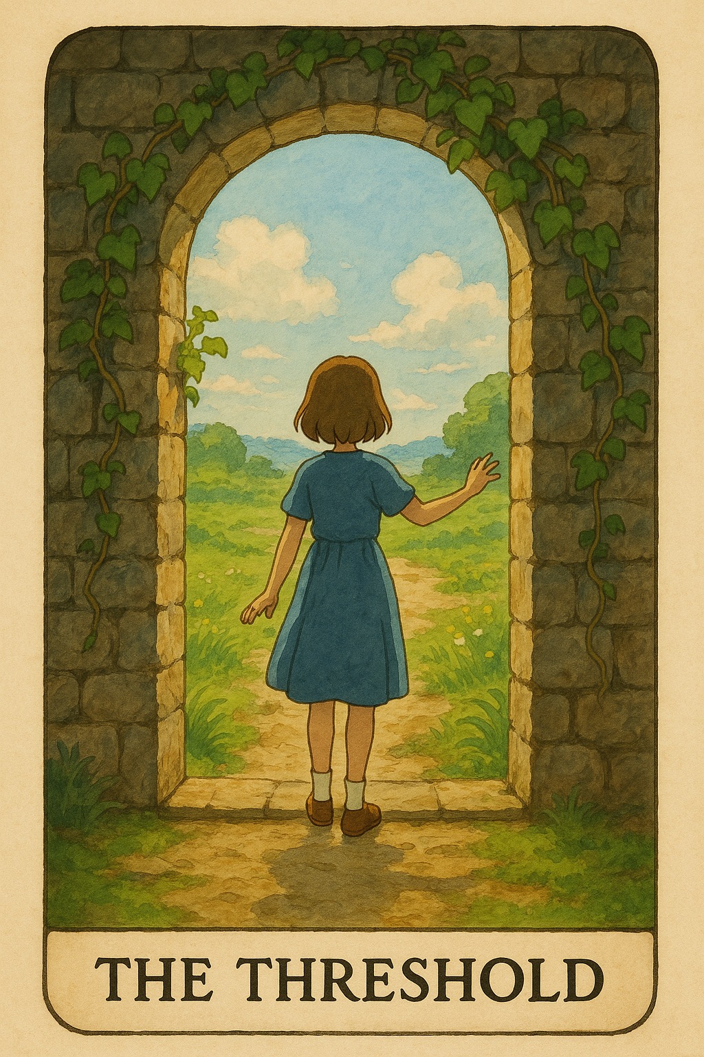 The Threshold Oracle Card - Crossing into the unknown