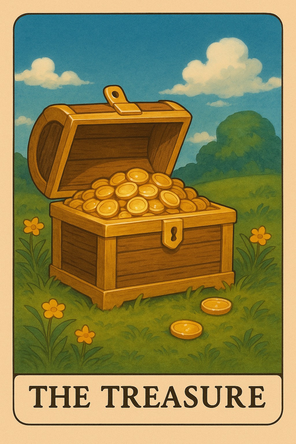 The Treasure Oracle Card - Unexpected gift