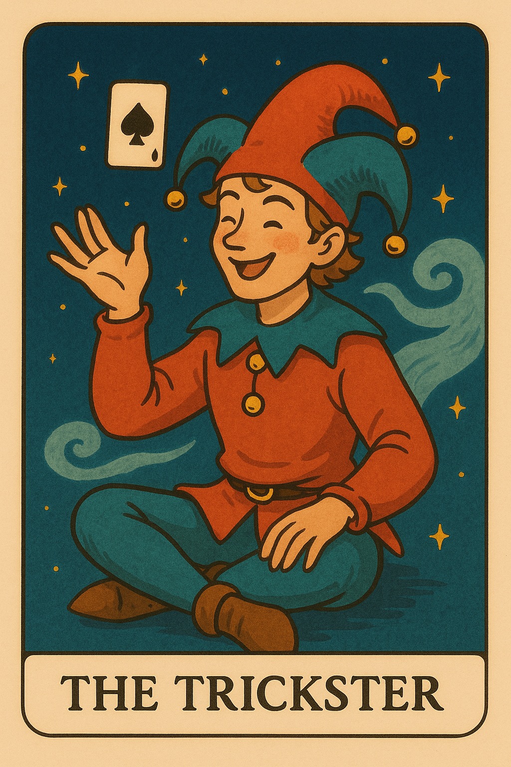 The Trickster Oracle Card - Disruption and humor