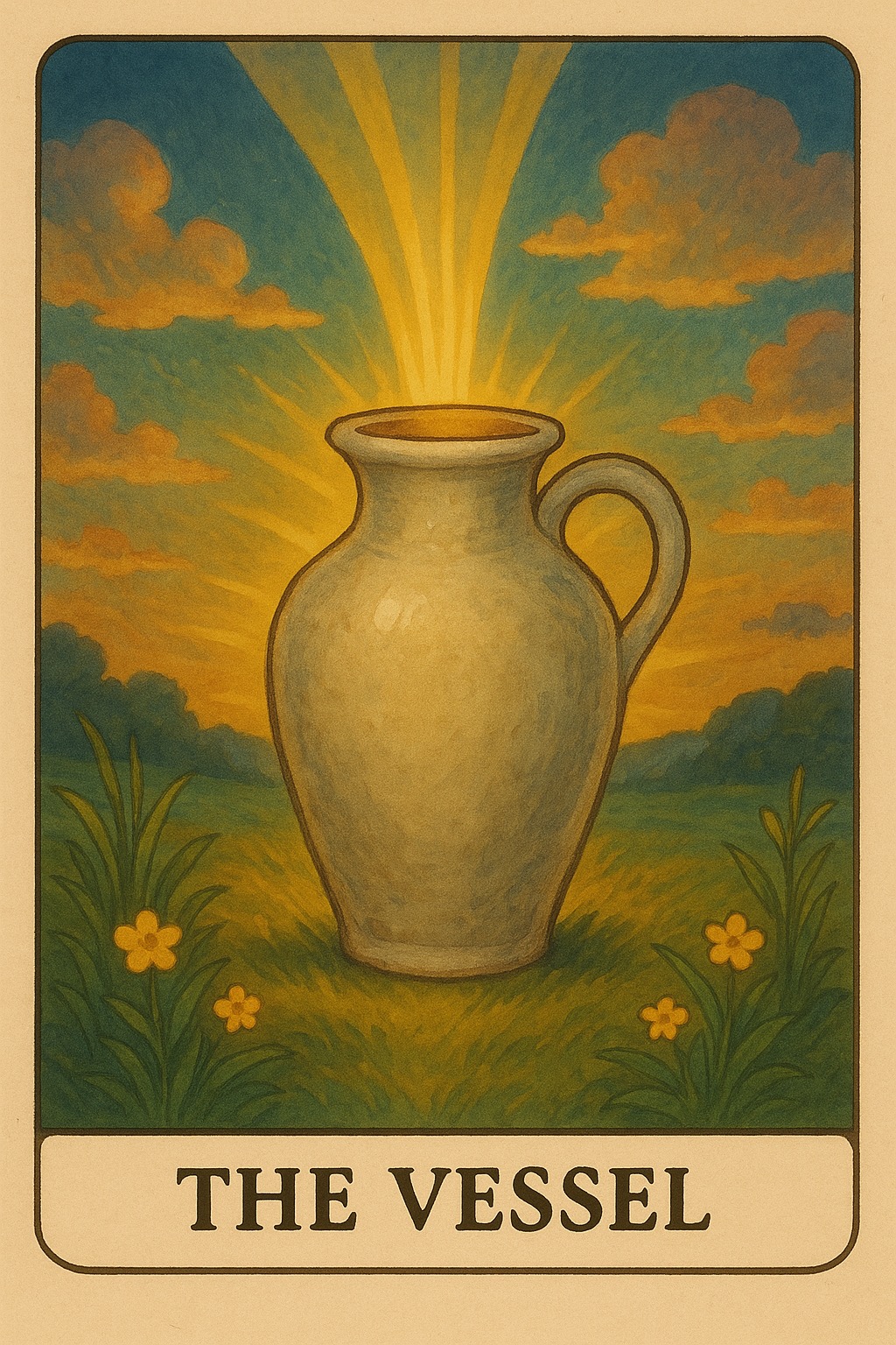 The Vessel Oracle Card - Capacity to receive