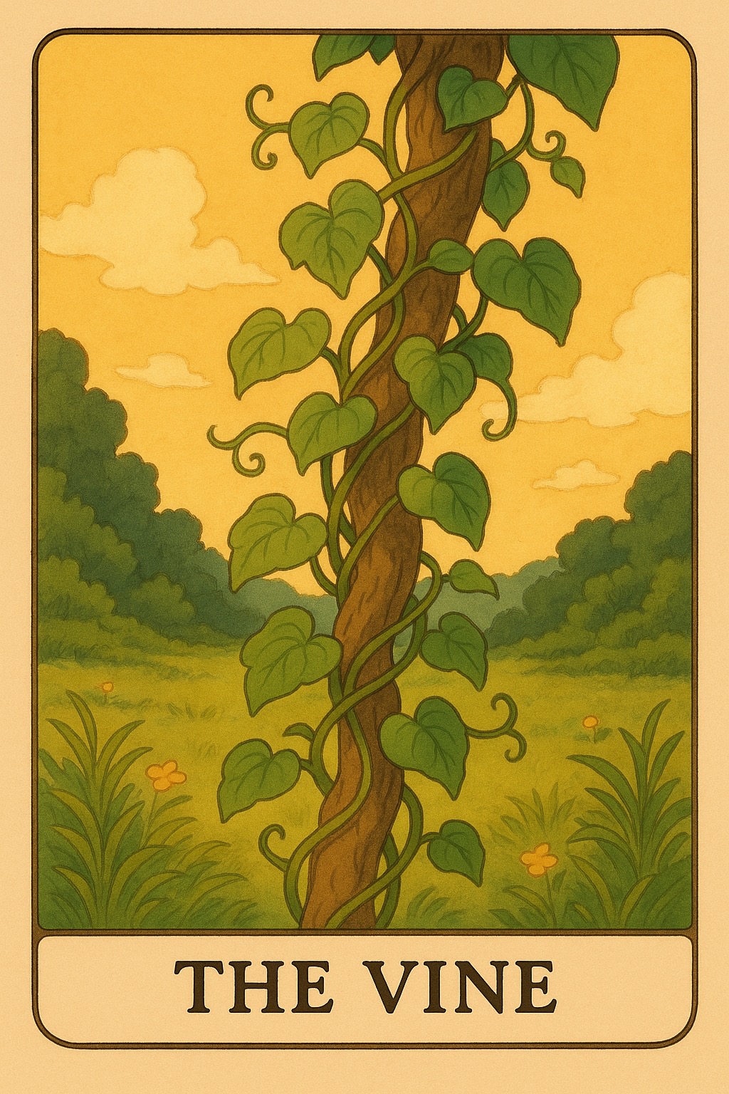 The Vine Oracle Card - Interdependence
