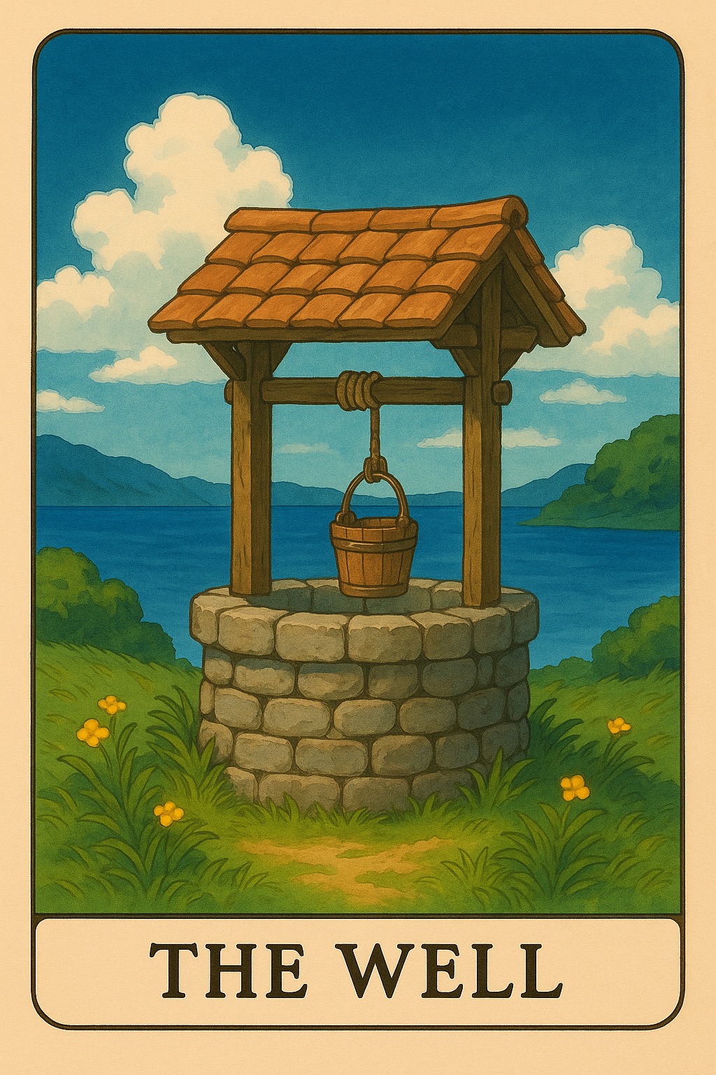 The Well Oracle Card - Inner emotional reserve