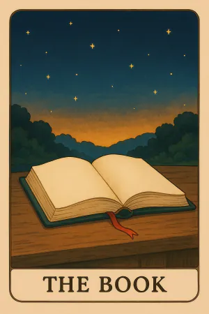 The Book oracle card: Knowledge or secrets