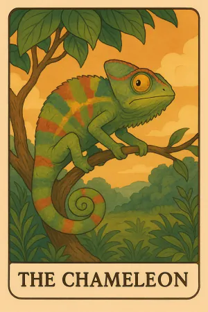 The Chameleon oracle card: Adaptation or disguise