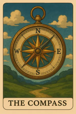 The Compass oracle card: Direction and purpose