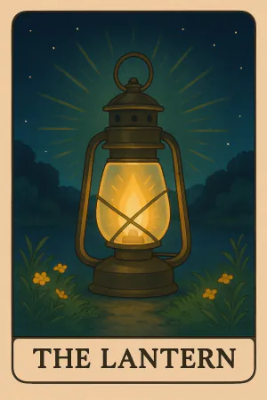 The Lantern oracle card: Illumination and wisdom