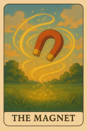 The Magnet oracle card: Attraction and energy
