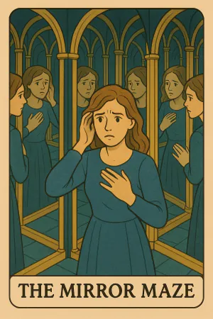 The Mirror Maze oracle card: Confusion of self-image