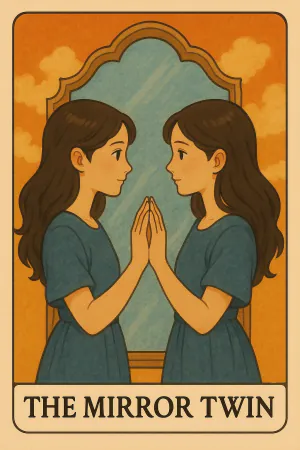 The Mirror Twin oracle card: Reflection through others