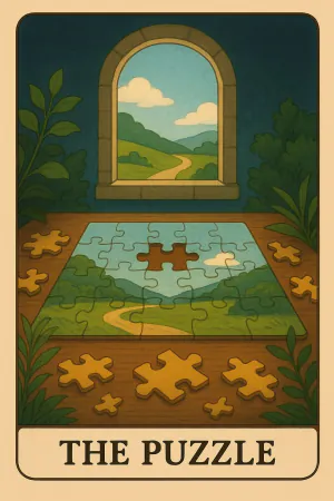 The Puzzle oracle card: Something missing