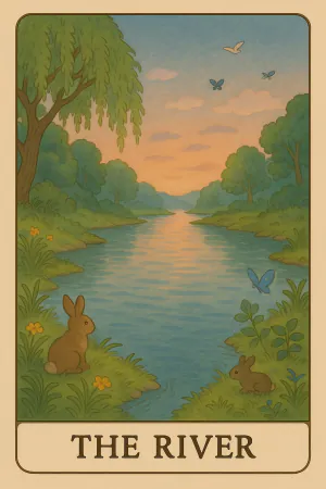The River oracle card: Flow and acceptance