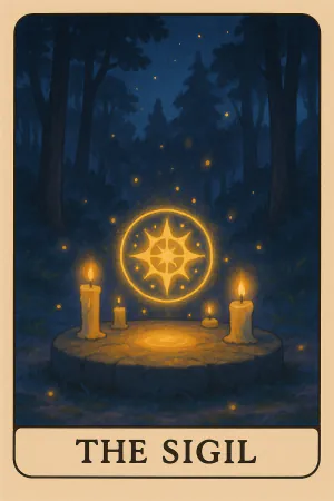 The Sigil oracle card: Manifestation tool