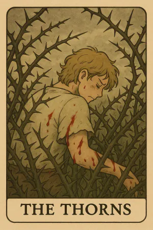 The Thorns oracle card: Painful growth