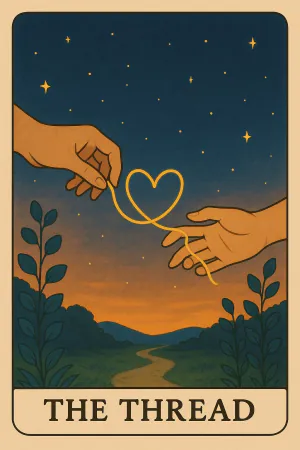 The Thread oracle card: Deep connection or soul tie