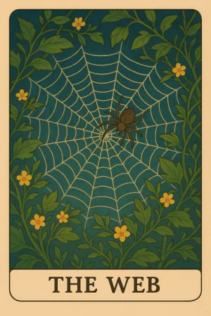 The Web oracle card: Complex social dynamics